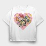The Powerpuff Girls 5, Tricou Oversize Barbati (Unisex)