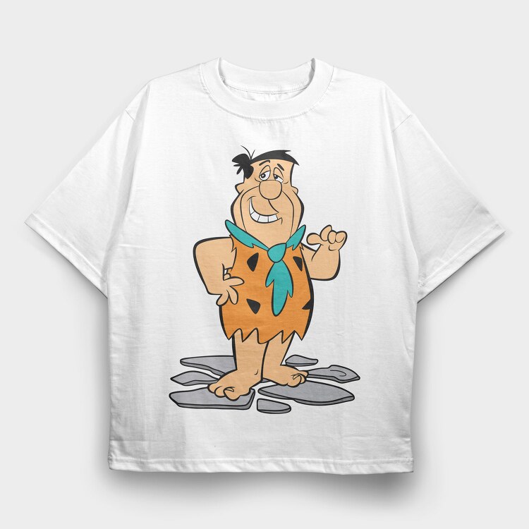The Flintstones 7, Tricou Oversize Barbati (Unisex)