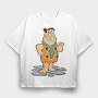 The Flintstones 7, Tricou Oversize Barbati (Unisex)
