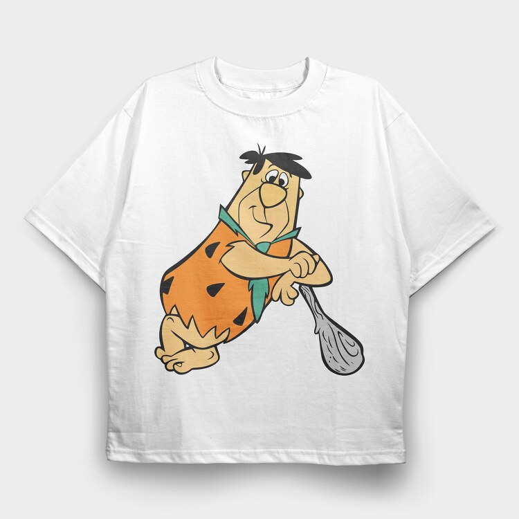 The Flintstones 4, Tricou Oversize Barbati (Unisex)