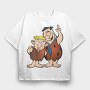 The Flintstones 3, Tricou Oversize Barbati (Unisex)