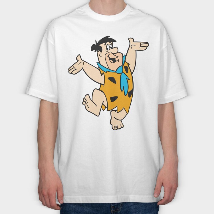 The Flintstones 20, Tricou Oversize Barbati (Unisex)