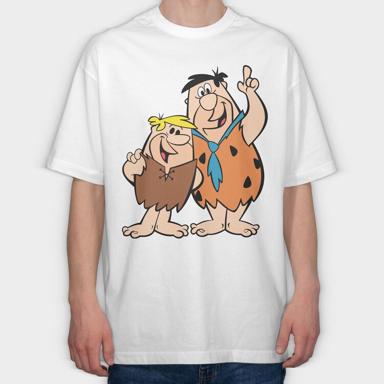 The Flintstones 25, Tricou Oversize Barbati (Unisex)