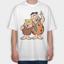 The Flintstones 25, Tricou Oversize Barbati (Unisex)