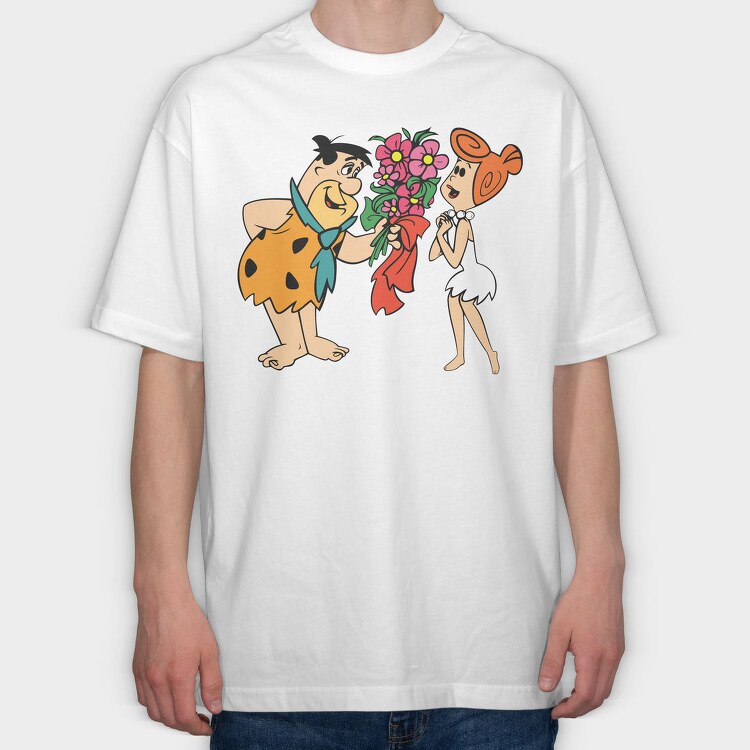 The Flintstones 14, Tricou Oversize Barbati (Unisex)
