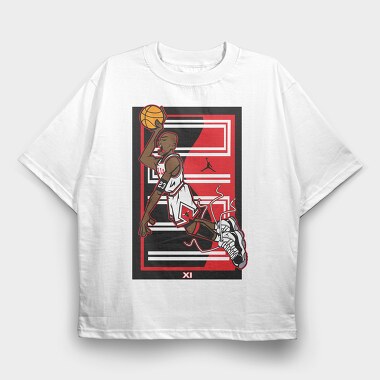 JORDAN 1, Tricou Oversize Barbati (Unisex)