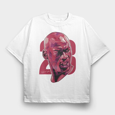 JORDAN Bust Art 1, Tricou Oversize Barbati (Unisex)