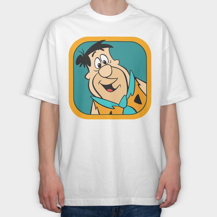 The Flintstones 19, Tricou Oversize Barbati (Unisex)