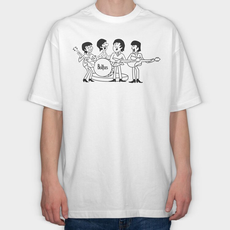 The Beatles 13, Tricou Oversize Barbati (Unisex)