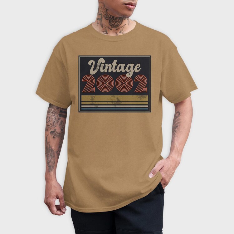 Vintage 2002, Tricou Barbati (Unisex)