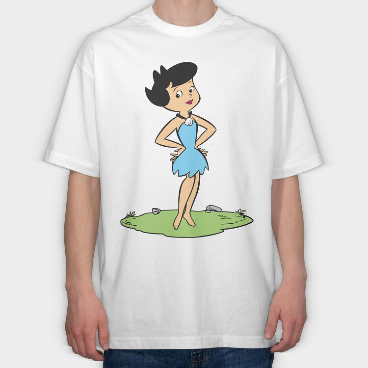 The Flintstones 18, Tricou Oversize Barbati (Unisex)