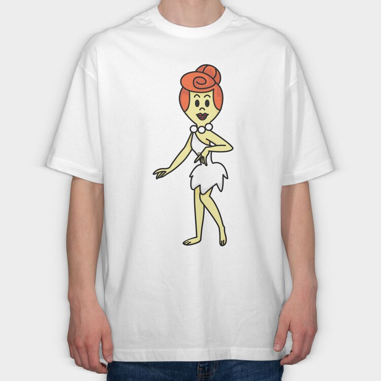 The Flintstones 17, Tricou Oversize Barbati (Unisex)