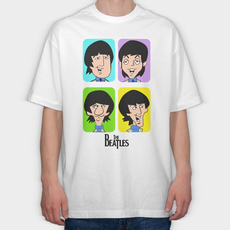 The Beatles 11, Tricou Oversize Barbati (Unisex)