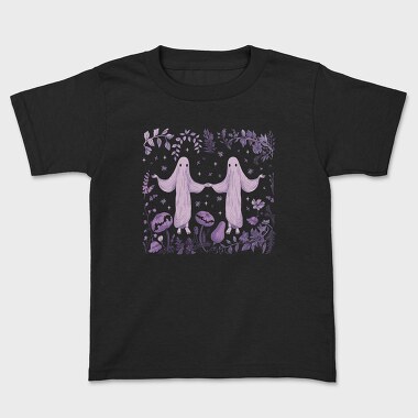 Creepy Ghosts In Nature Forest, Tricou Copii