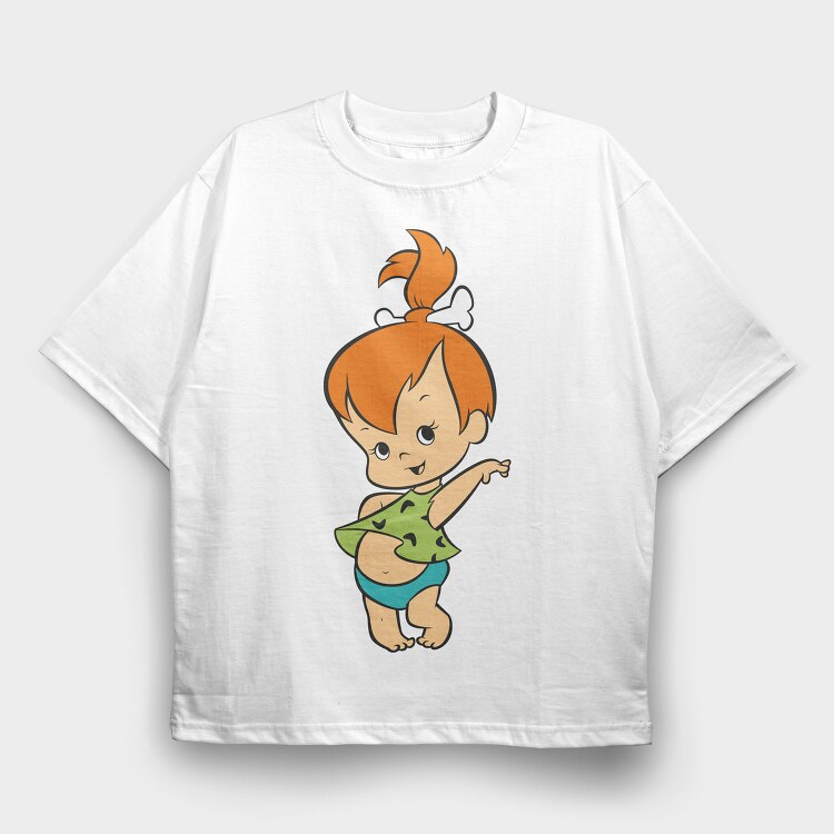 The Flintstones 23, Tricou Oversize Barbati (Unisex)