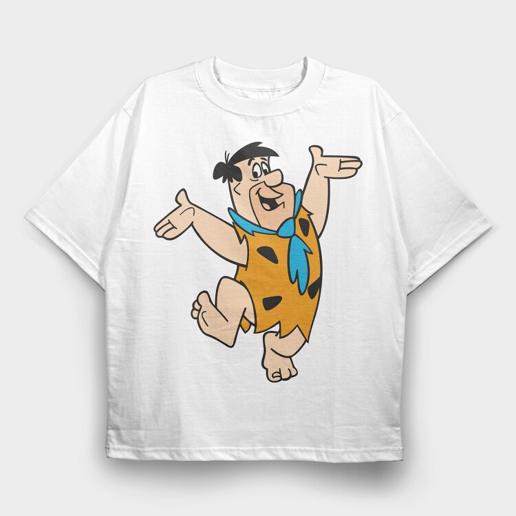 The Flintstones 20, Tricou Oversize Barbati (Unisex)