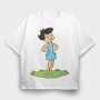 The Flintstones 18, Tricou Oversize Barbati (Unisex)