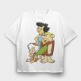The Flintstones 15, Tricou Oversize Barbati (Unisex)