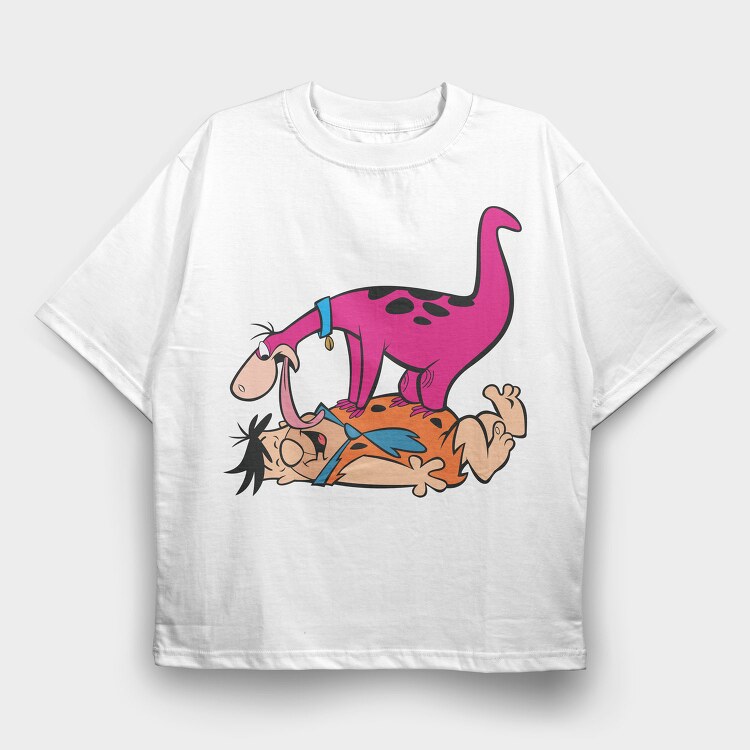 The Flintstones 11, Tricou Oversize Barbati (Unisex)