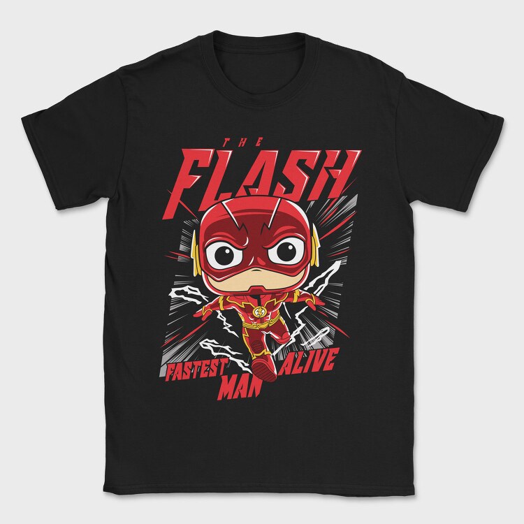 The Flash Comics, Tricou Barbati (Unisex)