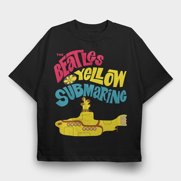 The Beatles 12, Tricou Oversize Barbati (Unisex)