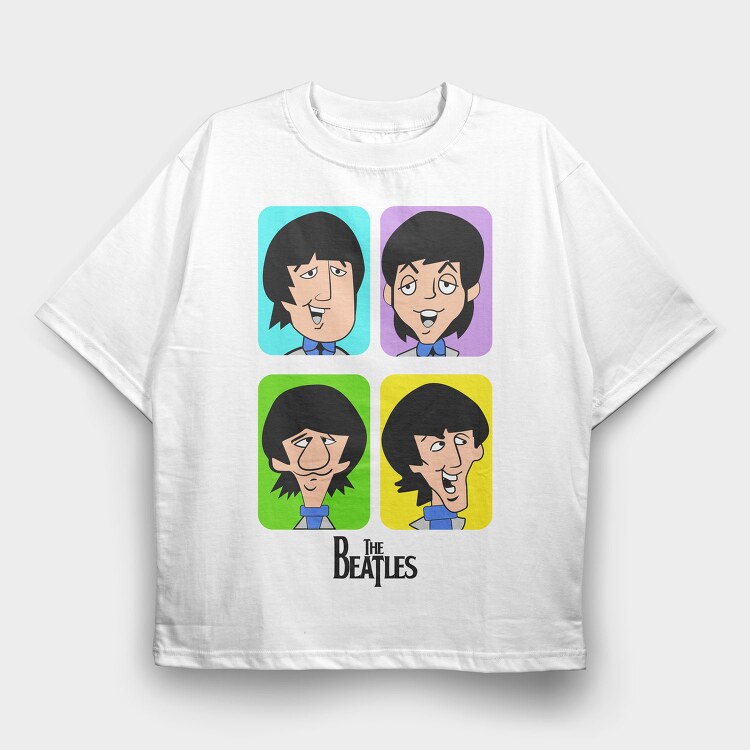 The Beatles 11, Tricou Oversize Barbati (Unisex)