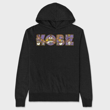 KOBE Name Art, Hanorac Oversize Barbati (Unisex)