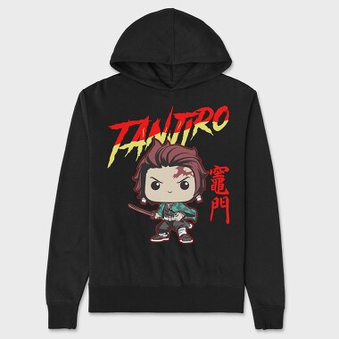 Funko Anime Demon Slayer Tanjiro, Hanorac Oversize Barbati (Unisex)