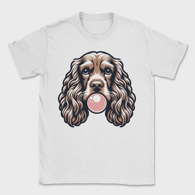 Cocker Spaniel Chewing Gum, Tricou Barbati (Unisex)