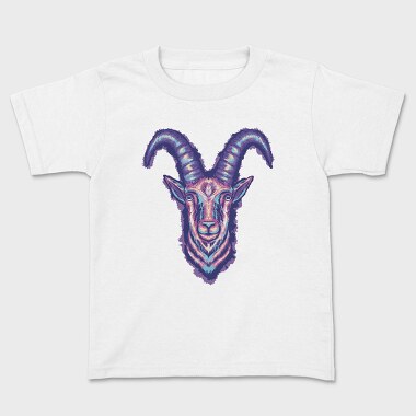 Colorful Goat Head, Tricou Copii