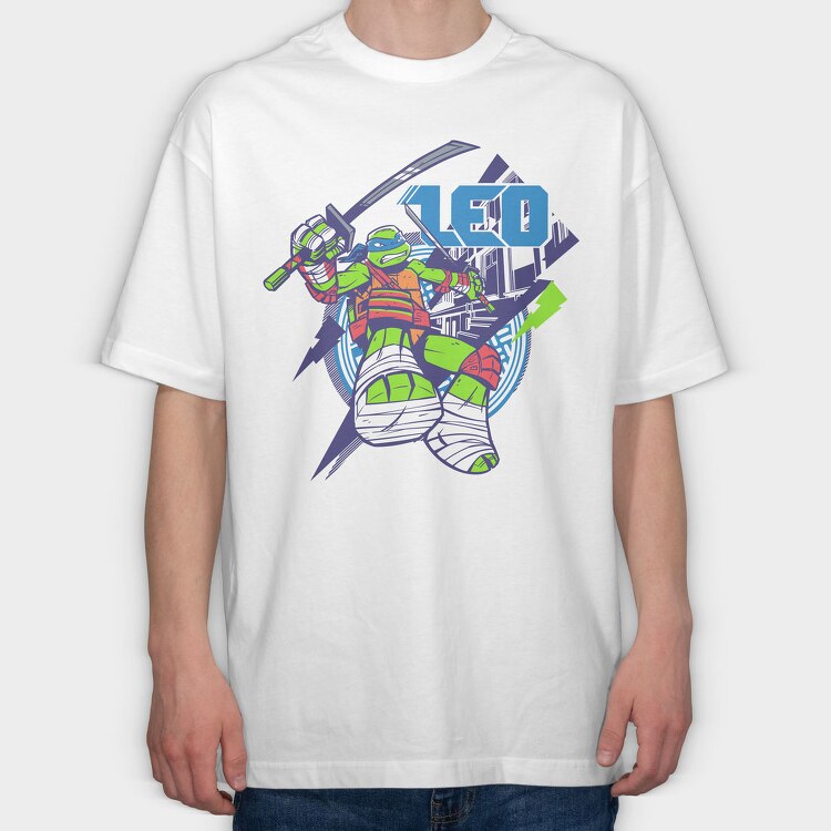 Teenage Mutant Ninja Turtles 1, Tricou Oversize Barbati (Unisex)