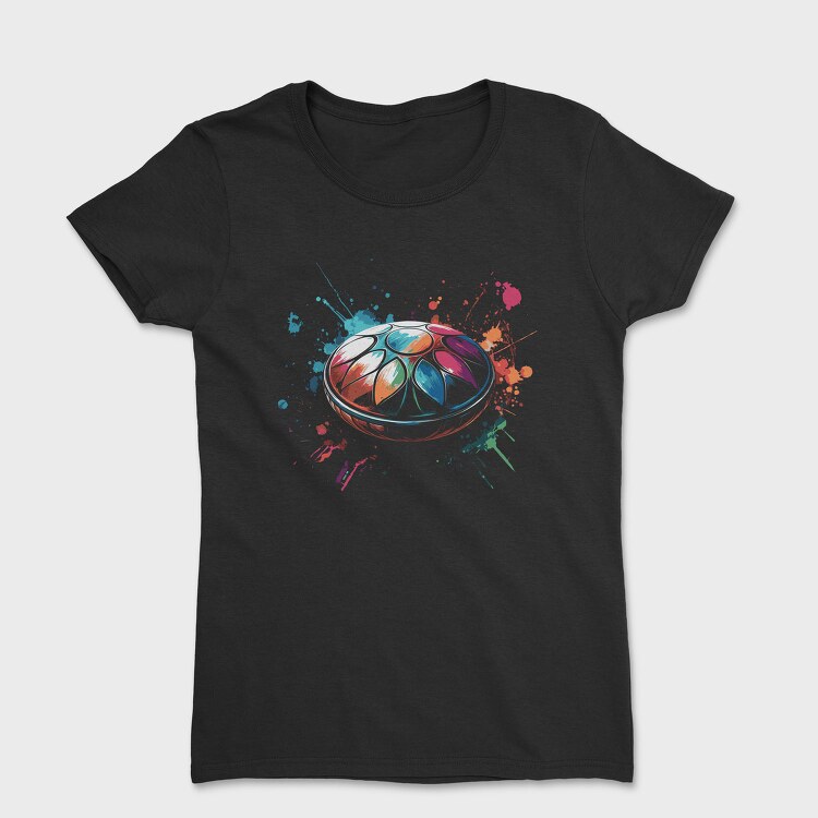 Colorful Handpan Splash, Tricou Femei
