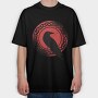 Crow Crown, Tricou Oversize Barbati (Unisex)