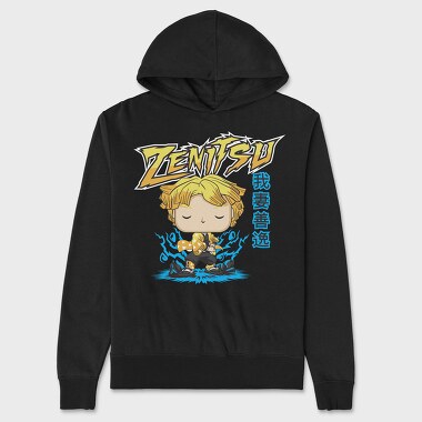 Funko Anime Demon Slayer Zenitsu, Hanorac Oversize Barbati (Unisex)