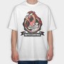 Tasmanian Devil Outta Control, Tricou Oversize Barbati (Unisex)