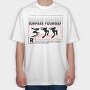 Surpass Yourself 1, Tricou Oversize Barbati (Unisex)