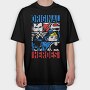 Superman Wonder Women Batman, Tricou Oversize Barbati (Unisex)