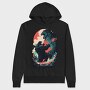 Comic Monsters Fighting Godzilla, Hanorac Oversize Barbati (Unisex)