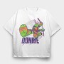 Teenage Mutant Ninja Turtles 2, Tricou Oversize Barbati (Unisex)