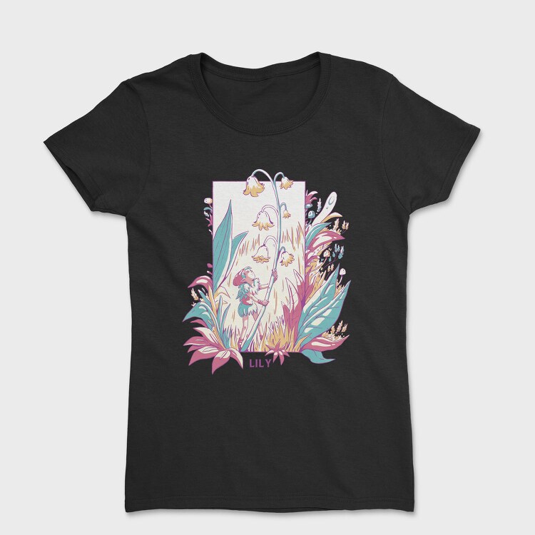 Cute Fairy With Flowers And Plants Fairycore, Tricou Femei