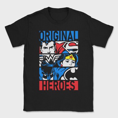 Superman Wonder Women Batman, Tricou Barbati (Unisex)