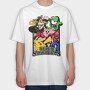 Super Smash Bros, Tricou Oversize Barbati (Unisex)