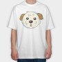 Cute Morkie Dog, Tricou Oversize Barbati (Unisex)