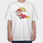 Super Mario 8, Tricou Oversize Barbati (Unisex)