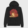 Baby Otter Pizza, Hanorac Oversize Barbati (Unisex)