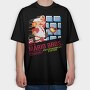 Super Mario Bros Nintendo, Tricou Oversize Barbati (Unisex)