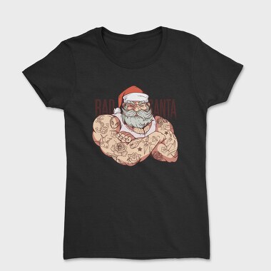 Bad Tattoo Santa, Tricou Femei
