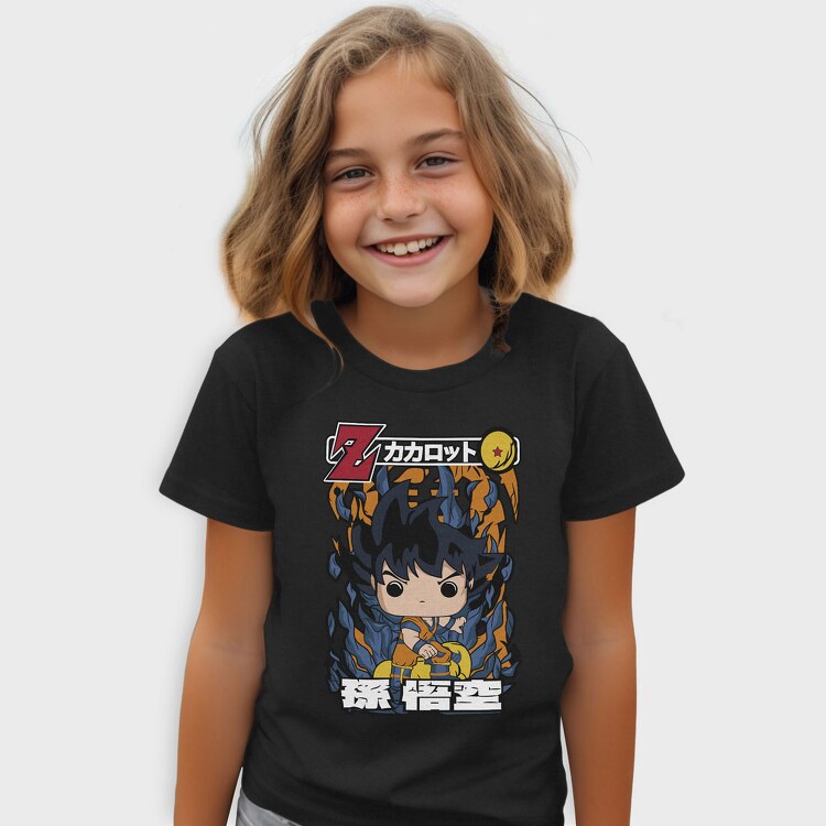 Funko Anime Dragon Ball Son Goku, Tricou Copii