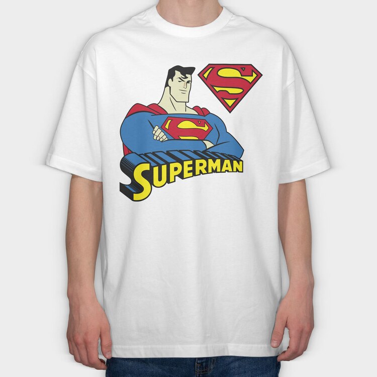 Superman 3, Tricou Oversize Barbati (Unisex)