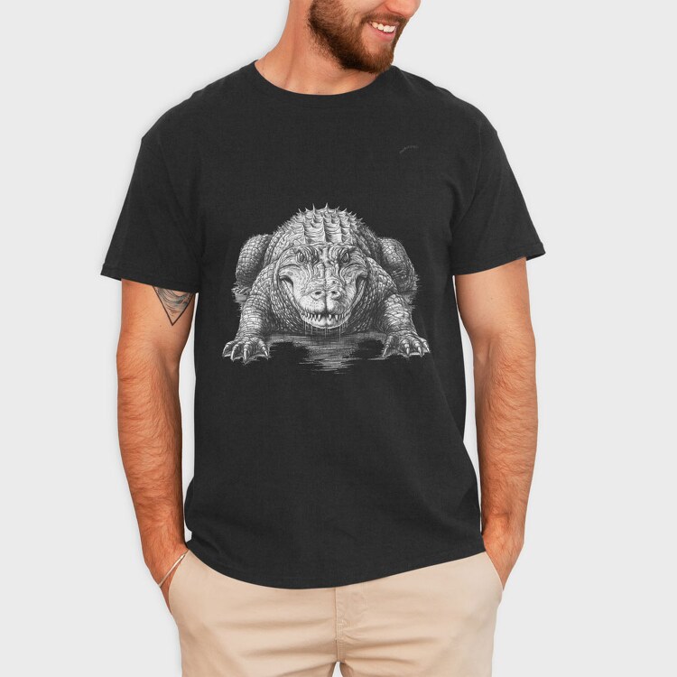 Crocodille, Tricou Barbati (Unisex)